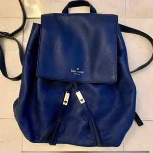 Kate Spade Navy Grey Street Wilder Backpack